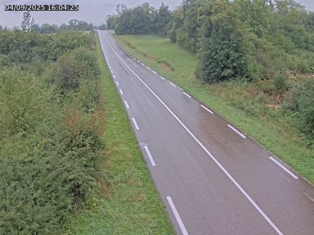 Webcam sur la Nationale 5 à Montrond, entre Champagnole et Barretaine