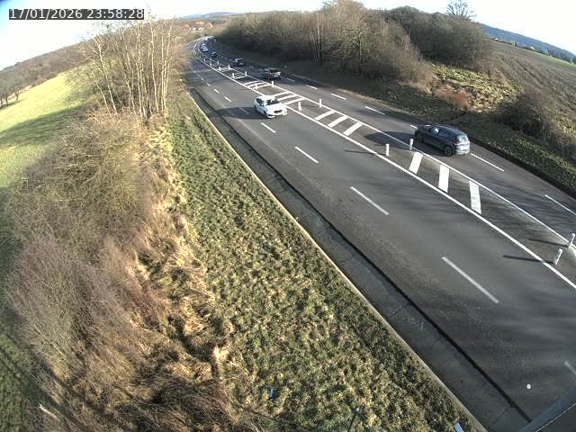 <h2>Caméra autoroute France - N52, Mont-saint-Martin vers Luxembourg</h2>