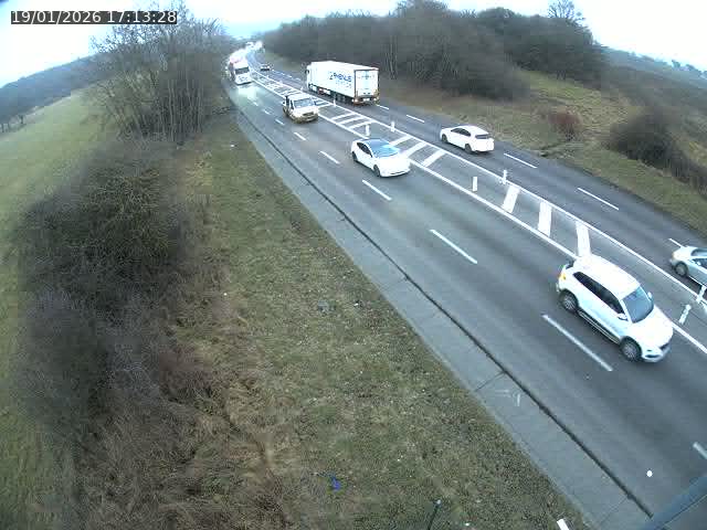 <h2>Caméra autoroute France - N52, Mont-saint-Martin vers Luxembourg</h2>