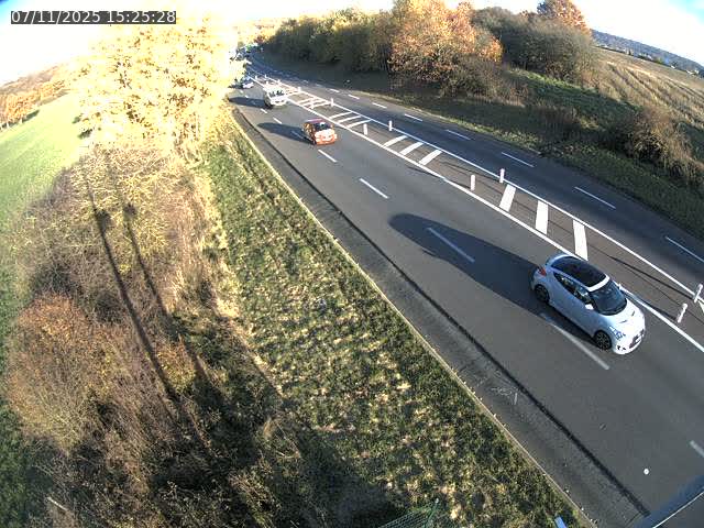<h2>Caméra autoroute France - N52, Mont-saint-Martin vers Luxembourg</h2>