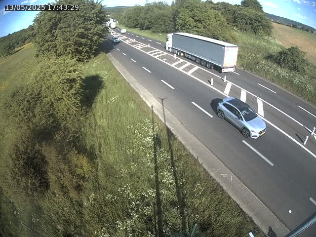 <h2>Caméra autoroute France - N52, Mont-saint-Martin vers Luxembourg</h2>