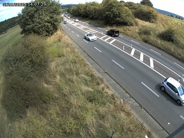 <h2>Caméra autoroute France - N52, Mont-saint-Martin vers Luxembourg</h2>