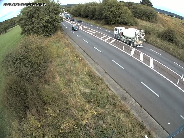 <h2>Caméra autoroute France - N52, Mont-saint-Martin vers Luxembourg</h2>