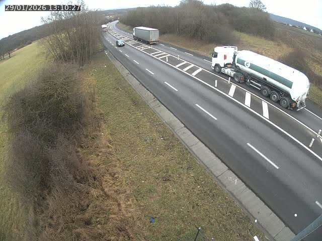 <h2>Caméra autoroute France - N52, Mont-saint-Martin vers Luxembourg</h2>