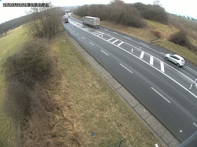 <h2>Caméra autoroute France - N52, Mont-saint-Martin vers Luxembourg</h2>