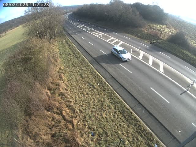 <h2>Caméra autoroute France - N52, Mont-saint-Martin vers Luxembourg</h2>