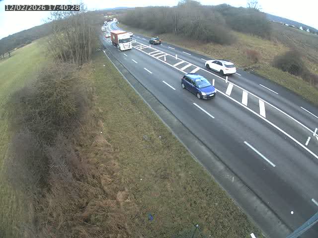 <h2>Caméra autoroute France - N52, Mont-saint-Martin vers Luxembourg</h2>