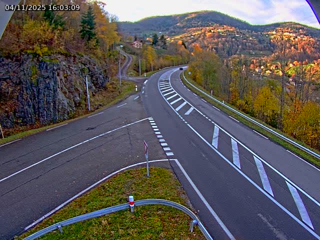 <h2>Caméra autoroute France - N66, col du Bussang direction Remiremont</h2>