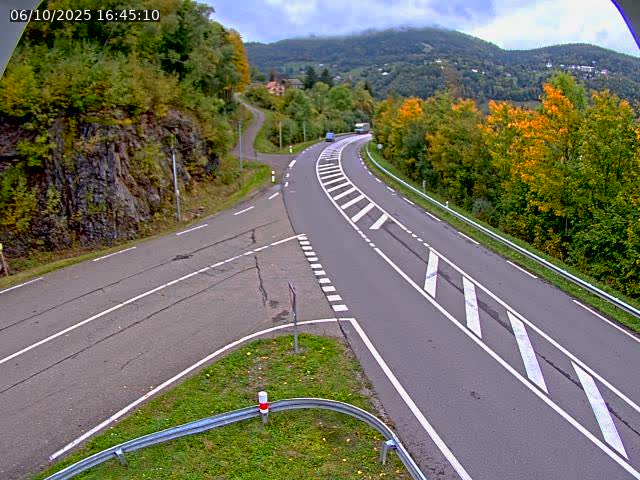 <h2>Caméra autoroute France - N66, col du Bussang direction Remiremont</h2>