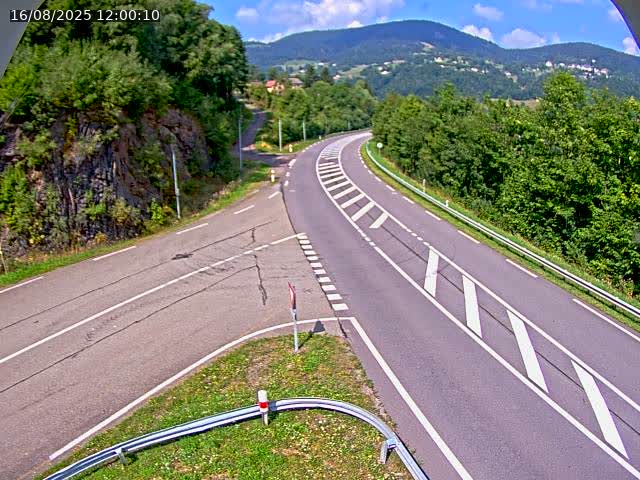 <h2>Caméra autoroute France - N66, col du Bussang direction Remiremont</h2>