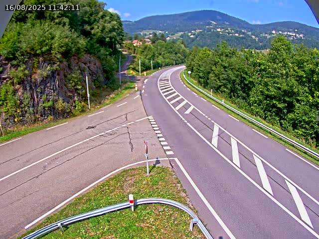 <h2>Caméra autoroute France - N66, col du Bussang direction Remiremont</h2>