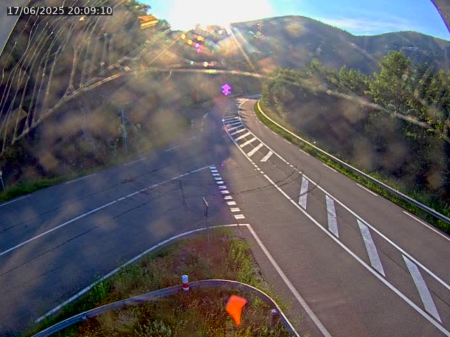 Caméra autoroute France - N66, col du Bussang direction Remiremont