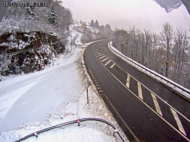 Caméra autoroute France - N66, col du Bussang direction Remiremont