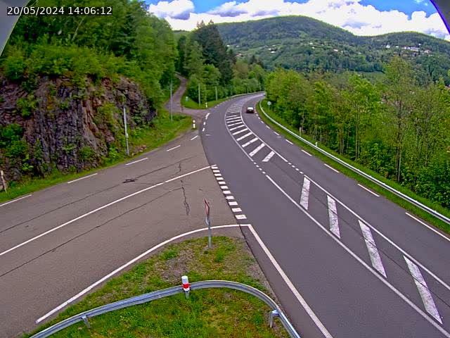 Caméra autoroute France - N66, col du Bussang direction Remiremont
