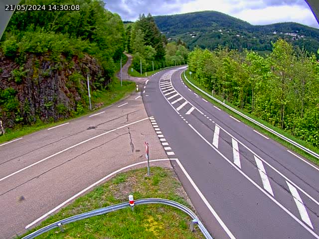 Caméra autoroute France - N66, col du Bussang direction Remiremont