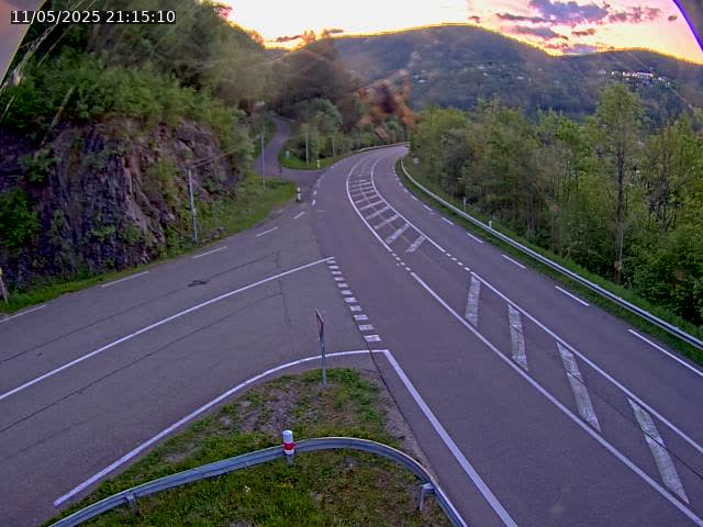 Caméra autoroute France - N66, col du Bussang direction Remiremont