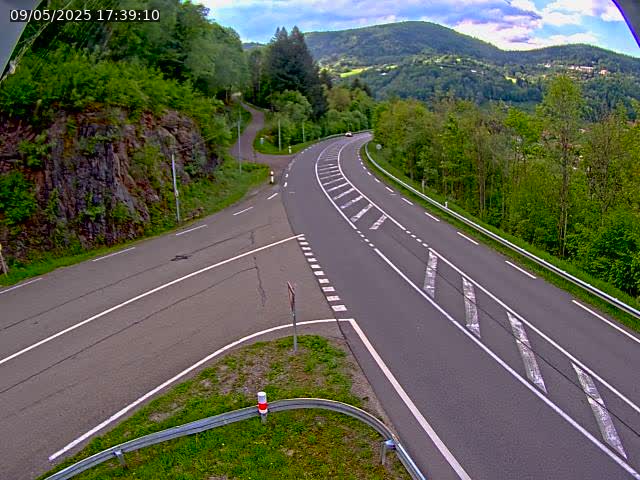 Caméra autoroute France - N66, col du Bussang direction Remiremont