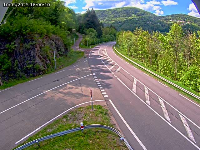 Caméra autoroute France - N66, col du Bussang direction Remiremont