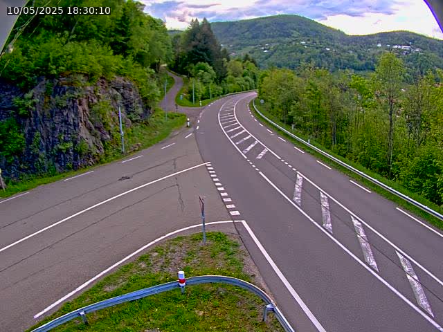 Caméra autoroute France - N66, col du Bussang direction Remiremont