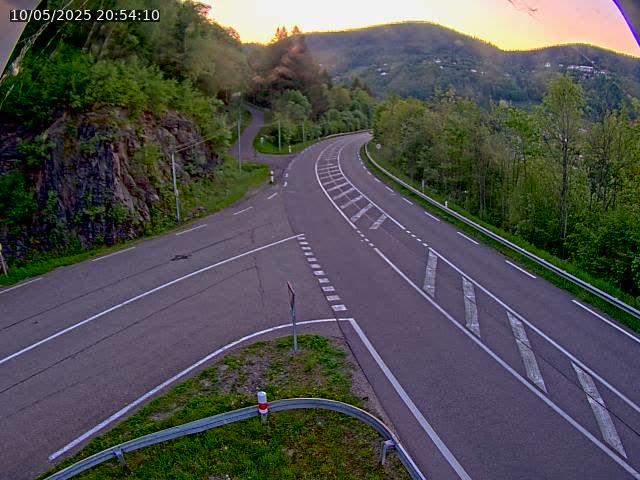 Caméra autoroute France - N66, col du Bussang direction Remiremont