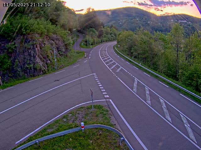 Caméra autoroute France - N66, col du Bussang direction Remiremont