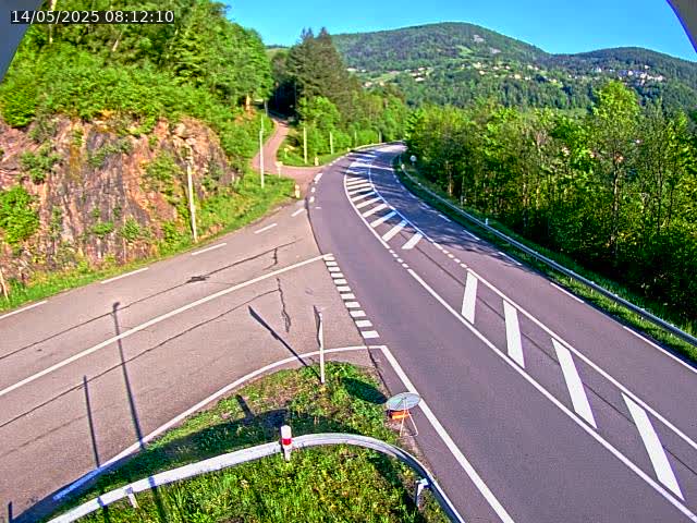Caméra autoroute France - N66, col du Bussang direction Remiremont