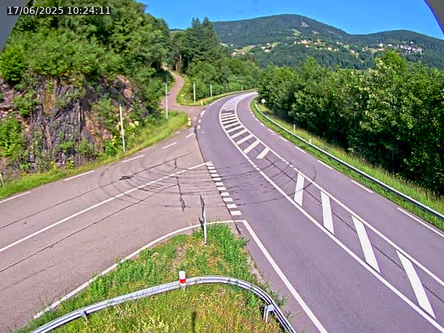 Caméra autoroute France - N66, col du Bussang direction Remiremont