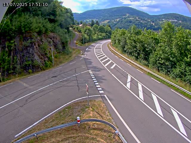 Caméra autoroute France - N66, col du Bussang direction Remiremont