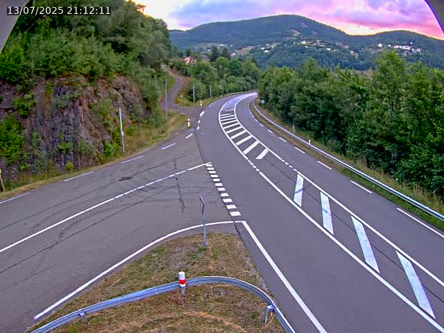 Caméra autoroute France - N66, col du Bussang direction Remiremont