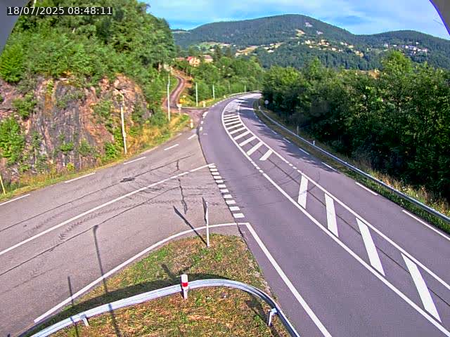 Caméra autoroute France - N66, col du Bussang direction Remiremont