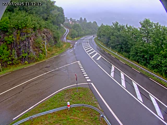 Caméra autoroute France - N66, col du Bussang direction Remiremont