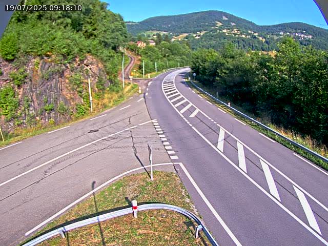 Caméra autoroute France - N66, col du Bussang direction Remiremont