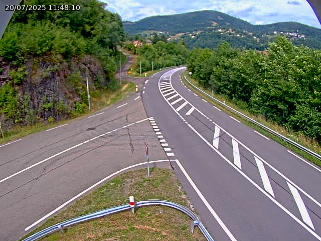 Caméra autoroute France - N66, col du Bussang direction Remiremont