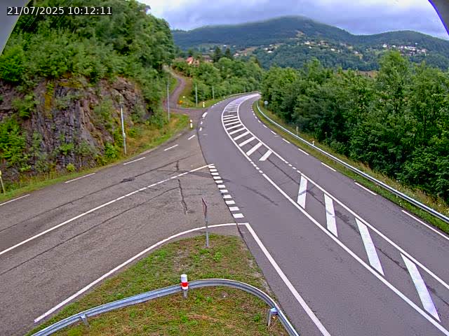 Caméra autoroute France - N66, col du Bussang direction Remiremont