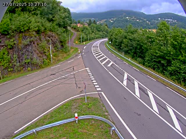 Caméra autoroute France - N66, col du Bussang direction Remiremont