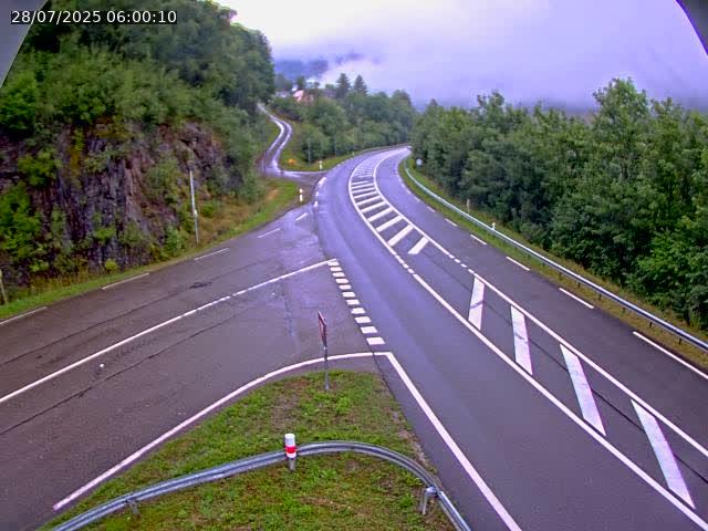 Caméra autoroute France - N66, col du Bussang direction Remiremont