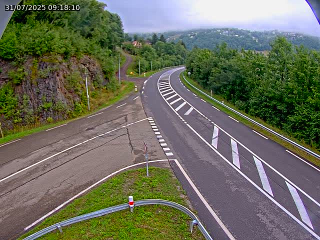 Caméra autoroute France - N66, col du Bussang direction Remiremont