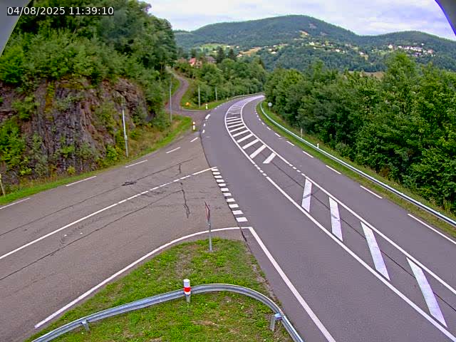 Caméra autoroute France - N66, col du Bussang direction Remiremont