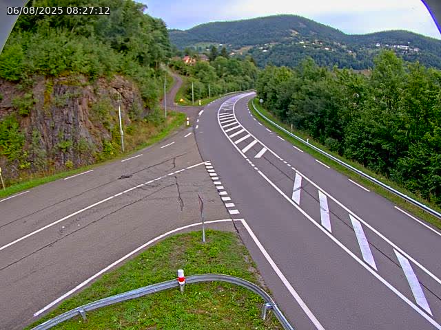 Caméra autoroute France - N66, col du Bussang direction Remiremont