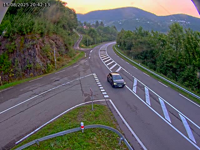 Caméra autoroute France - N66, col du Bussang direction Remiremont