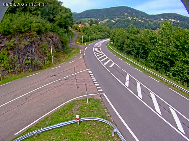 Caméra autoroute France - N66, col du Bussang direction Remiremont