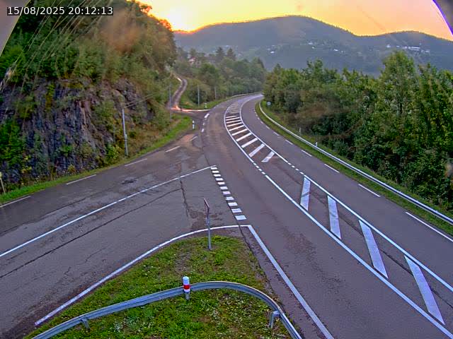 Caméra autoroute France - N66, col du Bussang direction Remiremont
