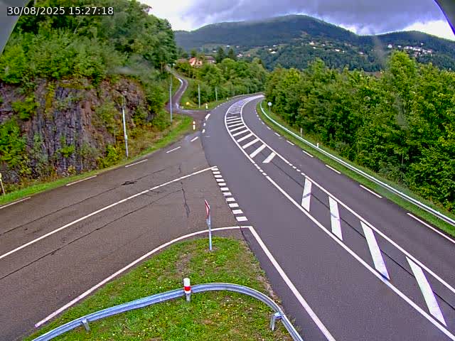 Caméra autoroute France - N66, col du Bussang direction Remiremont