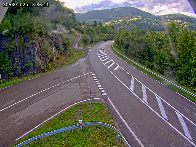 Caméra autoroute France - N66, col du Bussang direction Remiremont