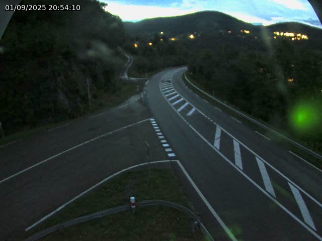 Caméra autoroute France - N66, col du Bussang direction Remiremont