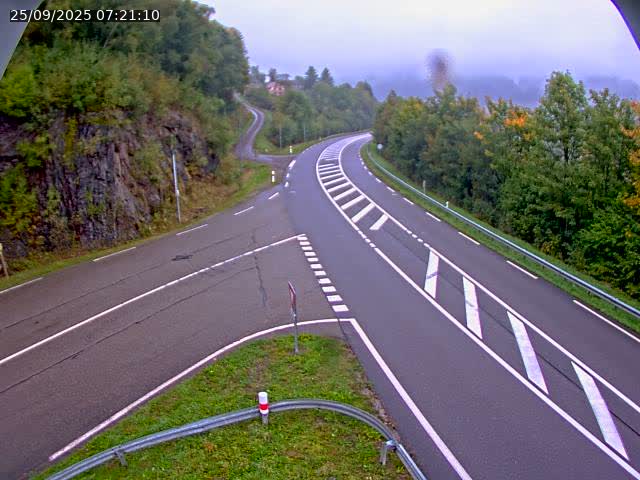 Caméra autoroute France - N66, col du Bussang direction Remiremont
