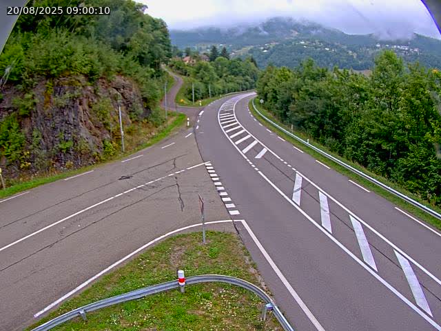 <h2>Caméra autoroute France - N66, col du Bussang direction Remiremont</h2>