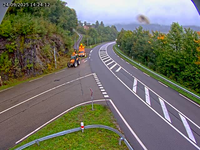 <h2>Caméra autoroute France - N66, col du Bussang direction Remiremont</h2>