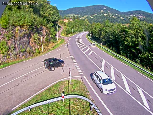 <h2>Caméra autoroute France - N66, col du Bussang direction Remiremont</h2>
