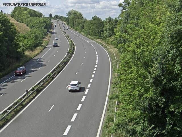 Caméra autoroute France - A33, Rosières direction Lunéville